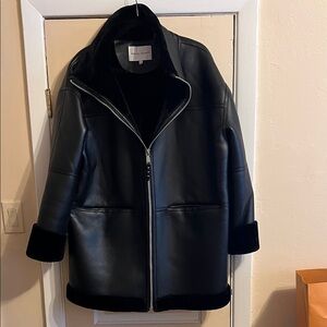 Rebecca Minkoff Black Leather Women's Jacket